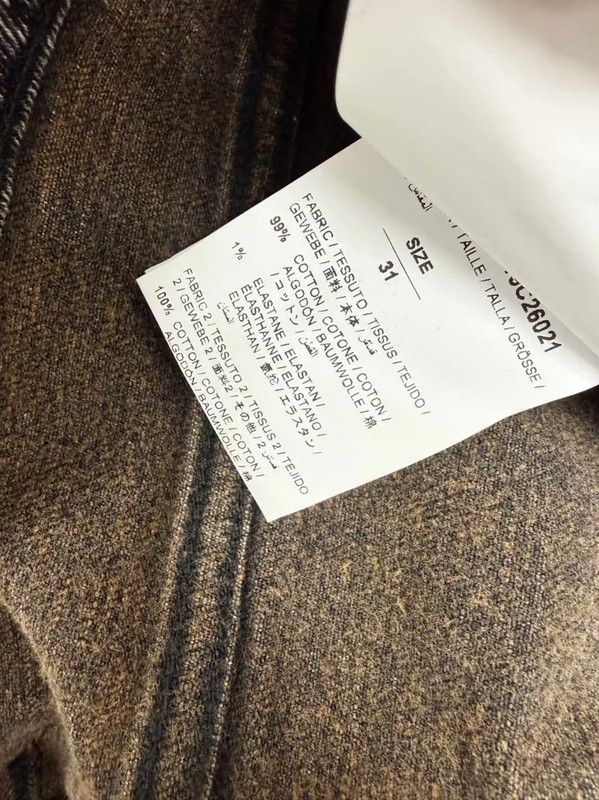 Off-White Off-White Gray Denim Casual Pants for Men 0089 Size US 27 - 7 Thumbnail