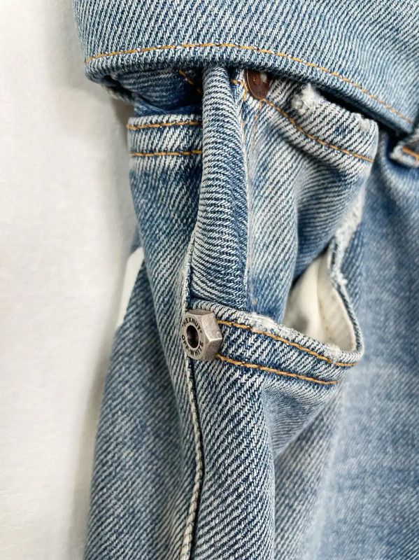 Off-White Off-White Light Blue Denim Casual Pants 0089 Size US 27 - 3 Thumbnail