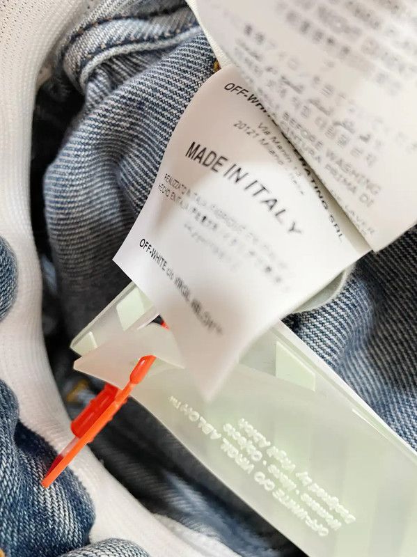 Off-White Off-White Light Blue Denim Casual Pants 0089 Size US 27 - 5 Thumbnail