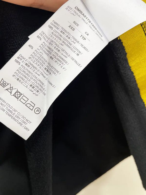 Off-White Off-White Long Sleeve Sweatshirt in Navy 0089 Size US XXS / EU 40 - 5 Thumbnail