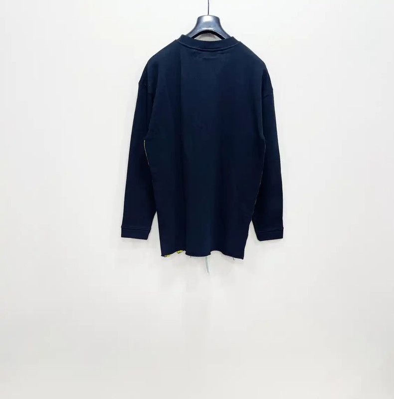Off-White Off-White Long Sleeve Sweatshirt in Navy 0089 Size US XXS / EU 40 - 2 Thumbnail