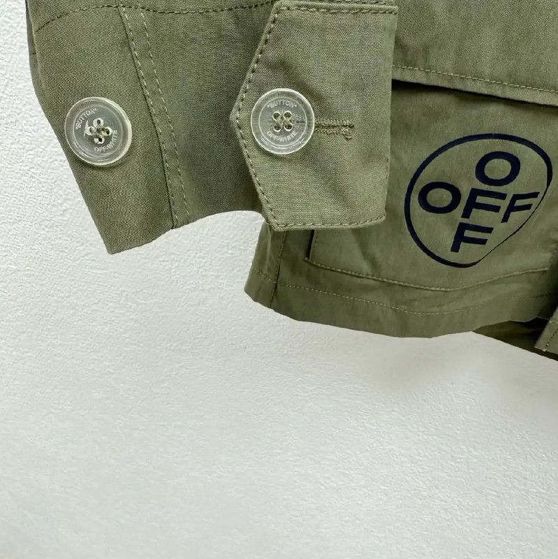 Off-White Off-White Military Green Long Sleeve Jacket 0089 Size US XS / EU 42 / 0 - 4 Thumbnail