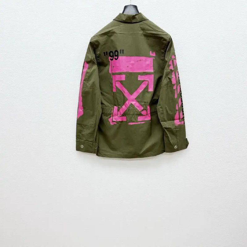 Off-White Off-White Military Green Long Sleeve Jacket 0089 Size US XS / EU 42 / 0 - 3 Thumbnail