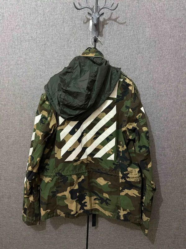 Off-White Off-White Camouflage Embroidered Jacket for Men 0089 Size US M / EU 48-50 / 2 - 2 Thumbnail