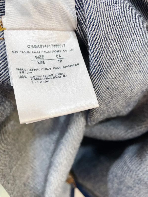 Off-White Off-White Men's Denim Shirt with Unique Wash 0089 Size US XXS / EU 40 - 5 Thumbnail