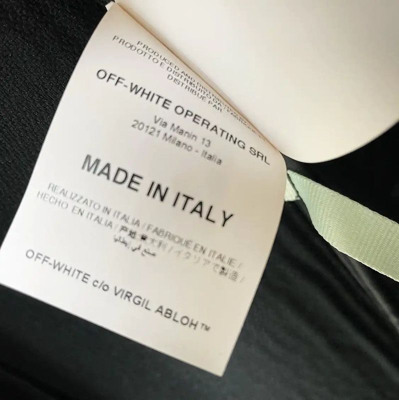 Off-White Off-White Black Wool Winter Coat for Men 0089 Size US XS / EU 42 / 0 - 5 Thumbnail