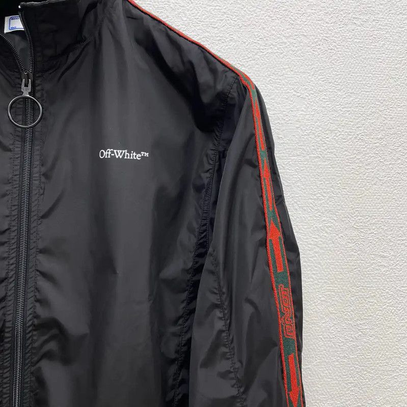 Off-White Off-White Black Long Sleeve Track Jacket 0089 Size US S / EU 44-46 / 1 - 4 Thumbnail
