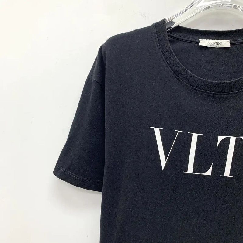 Valentino Valentino Black Cotton Men's T-Shirt 0089 Size US M / EU 48-50 / 2 - 3 Thumbnail