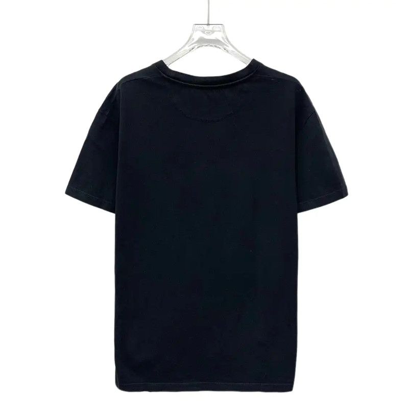 Valentino Valentino Black Cotton Men's T-Shirt 0089 Size US M / EU 48-50 / 2 - 2 Thumbnail