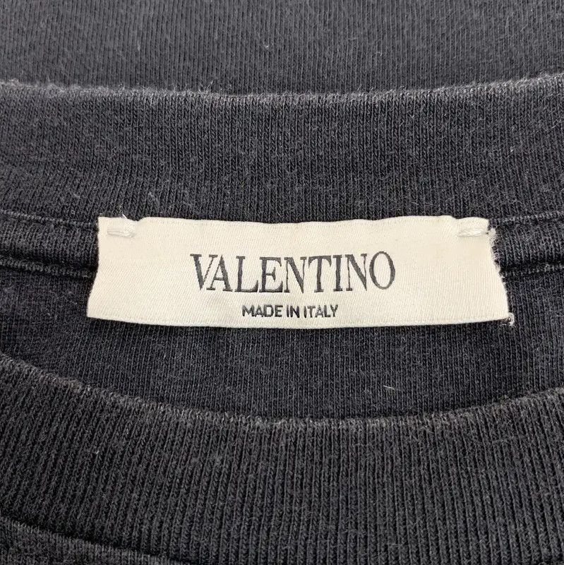 Valentino Valentino Black Cotton Men's T-Shirt 0089 Size US M / EU 48-50 / 2 - 5 Thumbnail