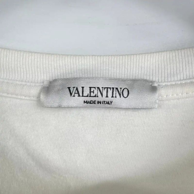 Valentino Valentino White Cotton Short Sleeve T-Shirt 0089 Size US XS / EU 42 / 0 - 3 Thumbnail