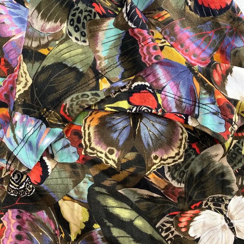 Valentino Valentino Colorful Butterfly Print Men's T-shirt 0089 Size US XS / EU 42 / 0 - 5 Thumbnail