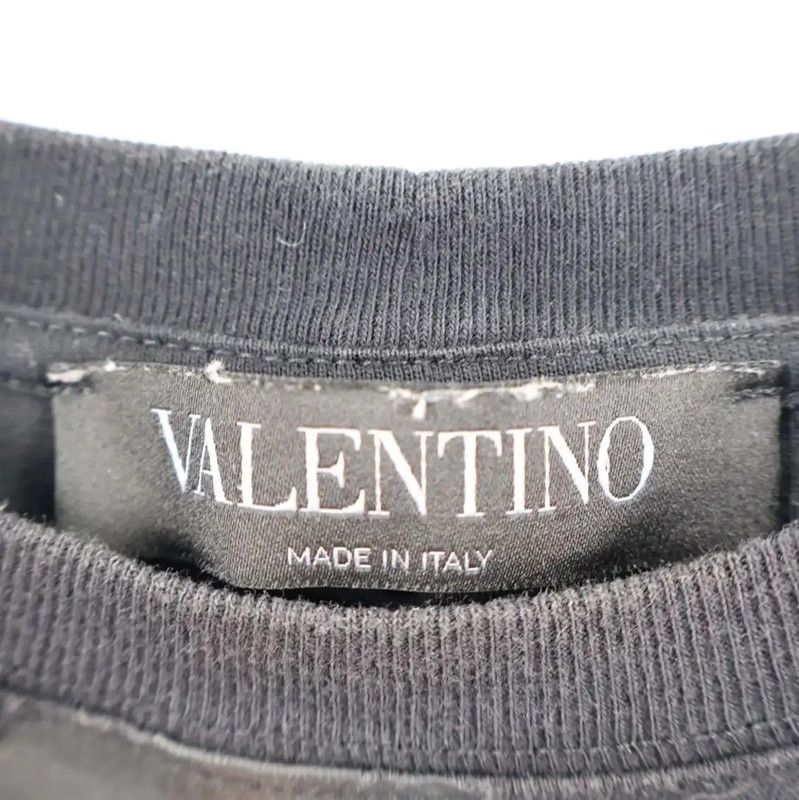 Valentino Valentino Summer Black Camo T-Shirt 0089 Size US XS / EU 42 / 0 - 6 Thumbnail