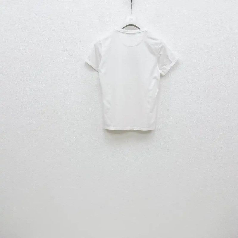 Valentino Valentino White Men's T-Shirt with Gold Logo 0089 Size US M / EU 48-50 / 2 - 4 Thumbnail