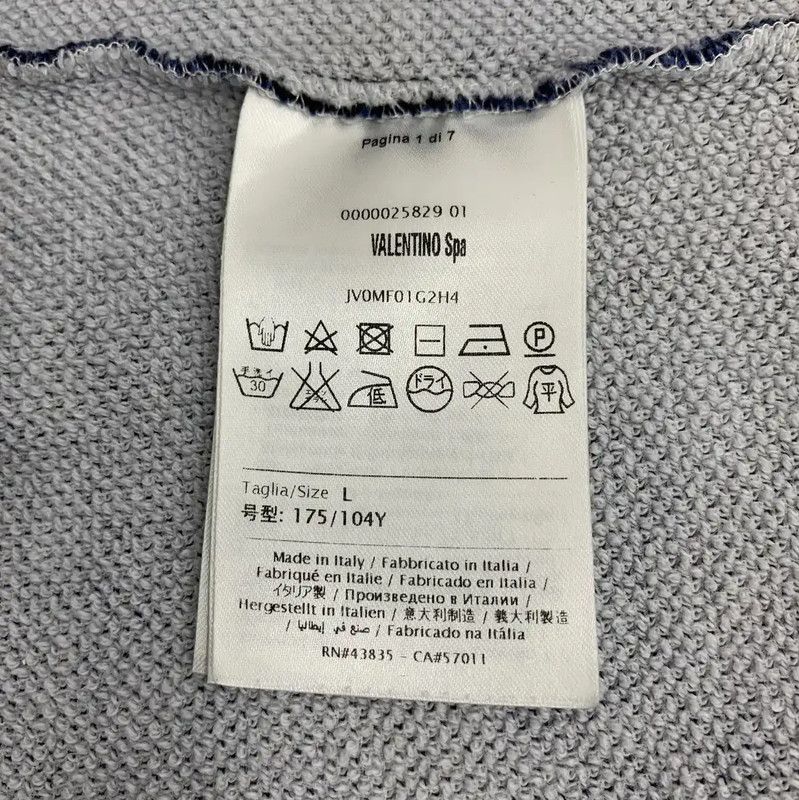 Valentino Valentino Men's Camo Crew Sweatshirt in Navy 0089 Size US L / EU 52-54 / 3 - 6 Thumbnail