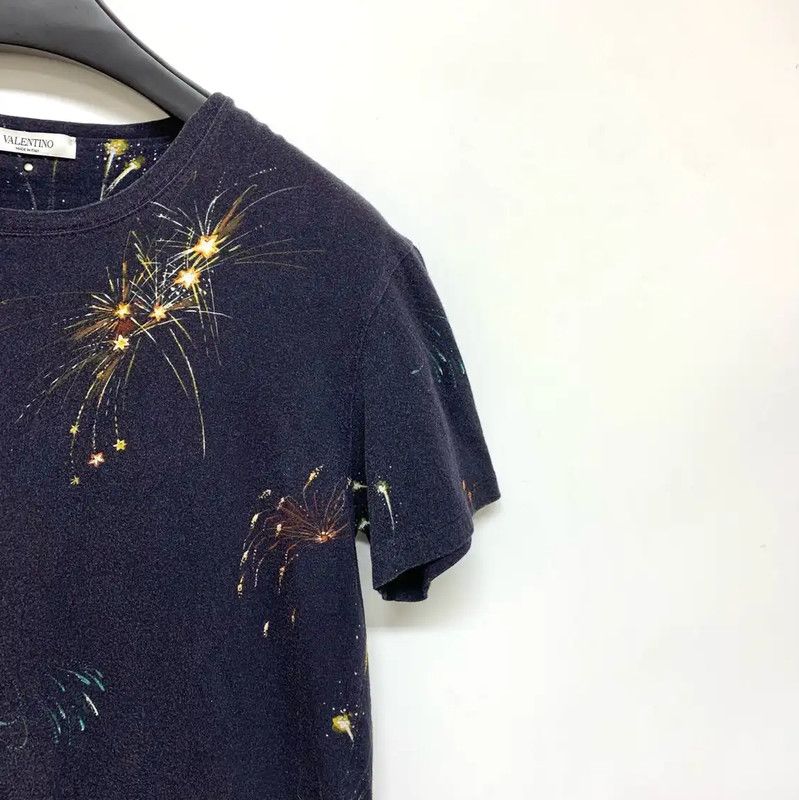 Valentino Valentino Black Cotton Men's T-Shirt 0089 Size US M / EU 48-50 / 2 - 6 Thumbnail