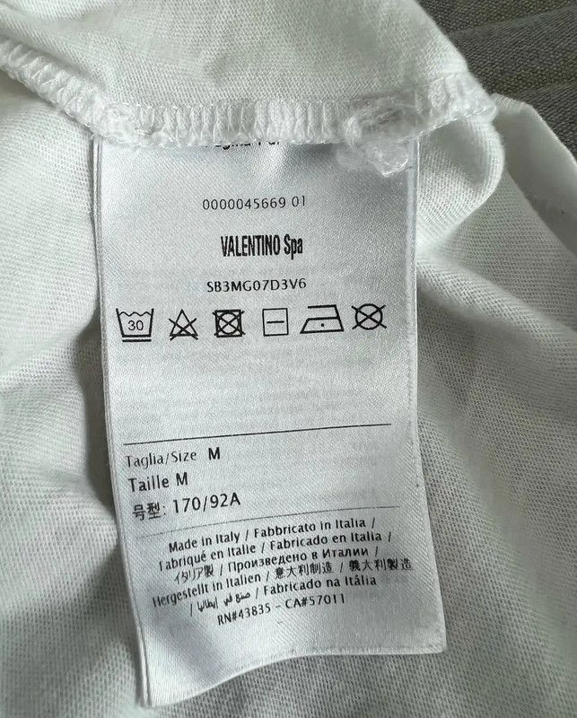 Valentino Valentino VLTN Logo Summer T-Shirt 0089 Size US M / EU 48-50 / 2 - 5 Thumbnail