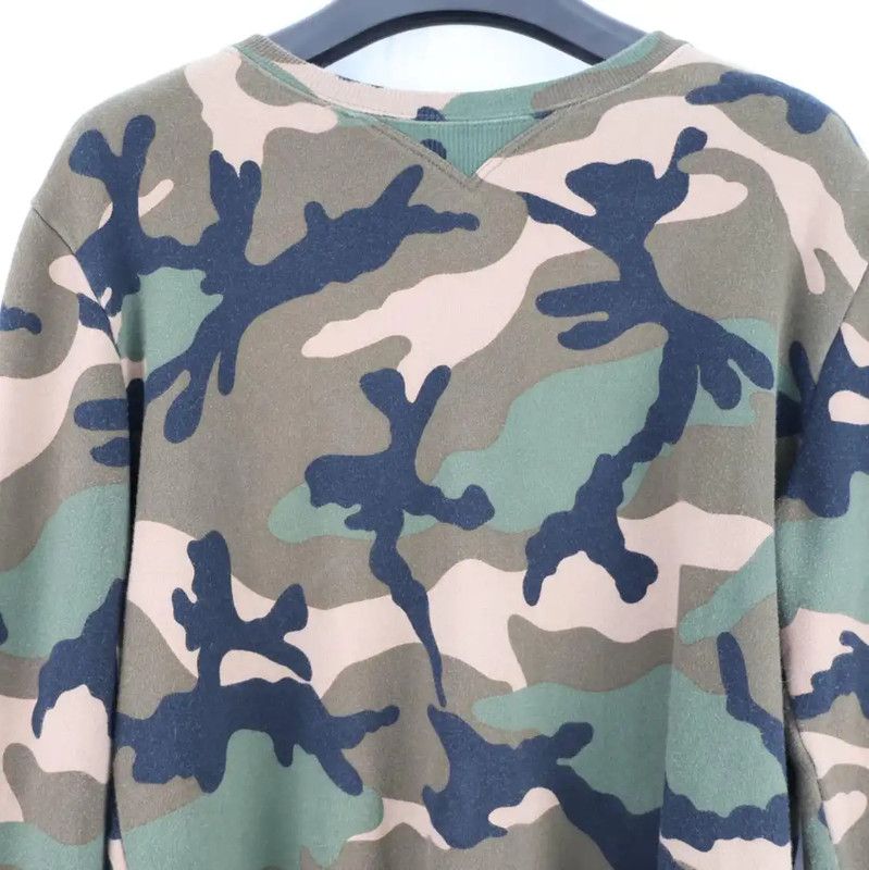 Valentino Valentino Camouflage Print Sweatshirt for Men 0089 Size US L / EU 52-54 / 3 - 3 Thumbnail