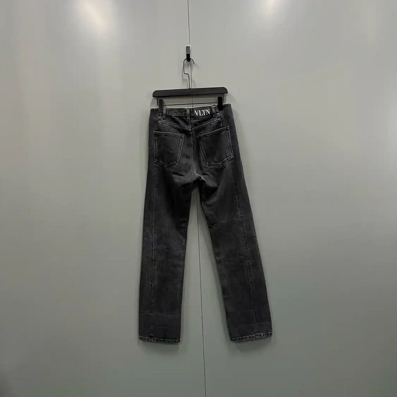 Valentino Valentino Gray Casual Cotton Pants for Men 0089 Size US 32 / EU 48 - 2 Thumbnail