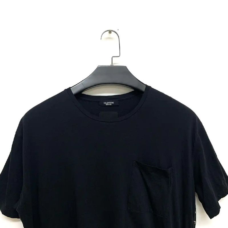 Valentino Valentino Black Cotton Men's T-Shirt Size XL 0089 Size US XL / EU 56 / 4 - 5 Thumbnail