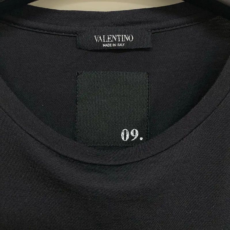 Valentino Valentino Black Cotton Men's T-Shirt Size XL 0089 Size US XL / EU 56 / 4 - 7 Thumbnail