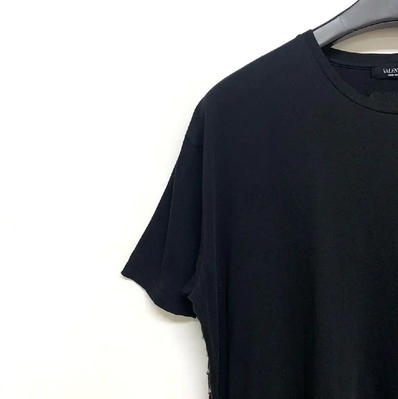 Valentino Valentino Black Cotton Men's T-Shirt Size XL 0089 Size US XL / EU 56 / 4 - 3 Thumbnail