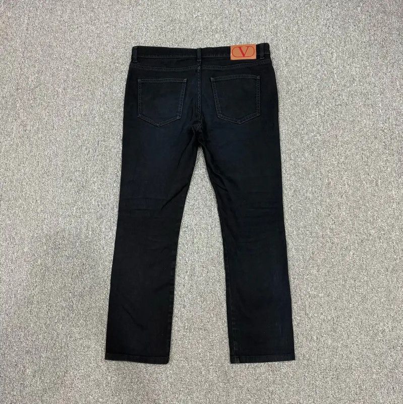 Valentino Valentino Men's M Black Denim Casual Pants 0089 Size US 32 / EU 48 - 2 Thumbnail