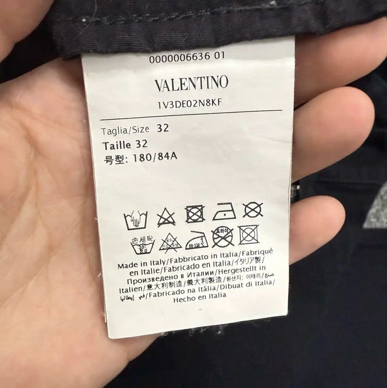 Valentino Valentino Men's M Black Denim Casual Pants 0089 Size US 32 / EU 48 - 4 Thumbnail