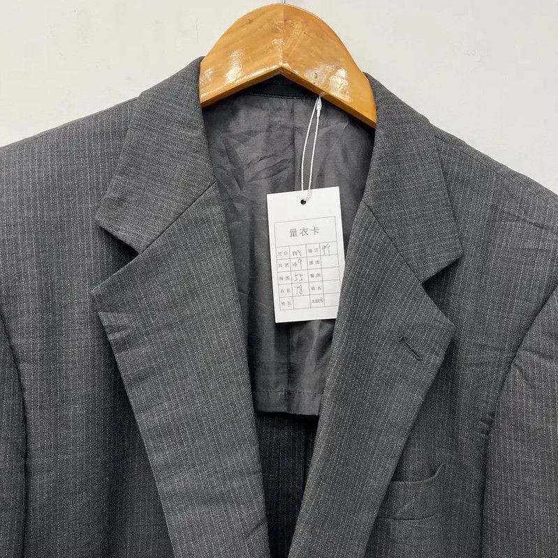 Valentino Valentino Gray Cotton Men's Jacket 0089 Size US M / EU 48-50 / 2 - 3 Thumbnail