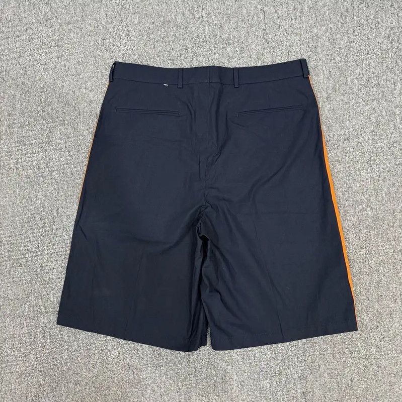 Valentino Valentino Black Cotton Men’s Shorts with Orange Accents 0089 Size US 30 / EU 46 - 2 Thumbnail