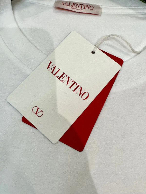 Valentino Valentino White Cotton T-shirt for Men 0089 Size US L / EU 52-54 / 3 - 4 Thumbnail