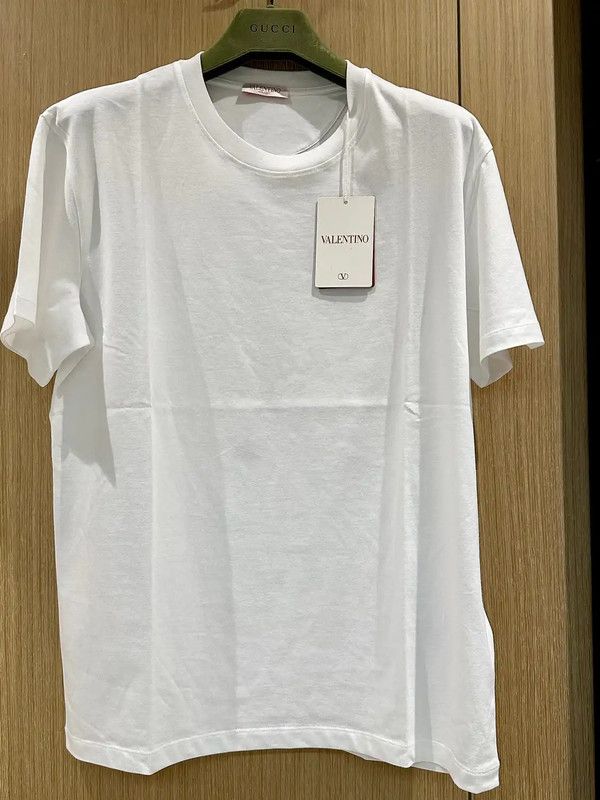 Valentino Valentino White Cotton T-shirt for Men 0089 Size US L / EU 52-54 / 3 - 2 Thumbnail