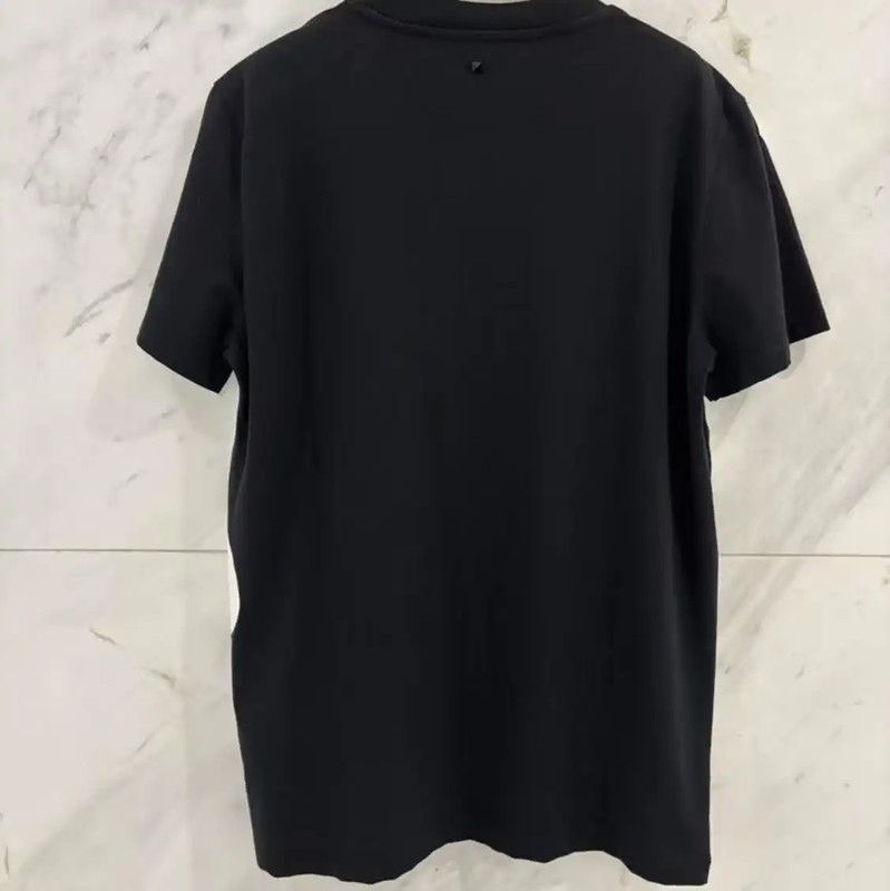 Valentino Valentino Black Cotton Printed Graphic T-Shirt 0089 Size US S / EU 44-46 / 1 - 2 Thumbnail