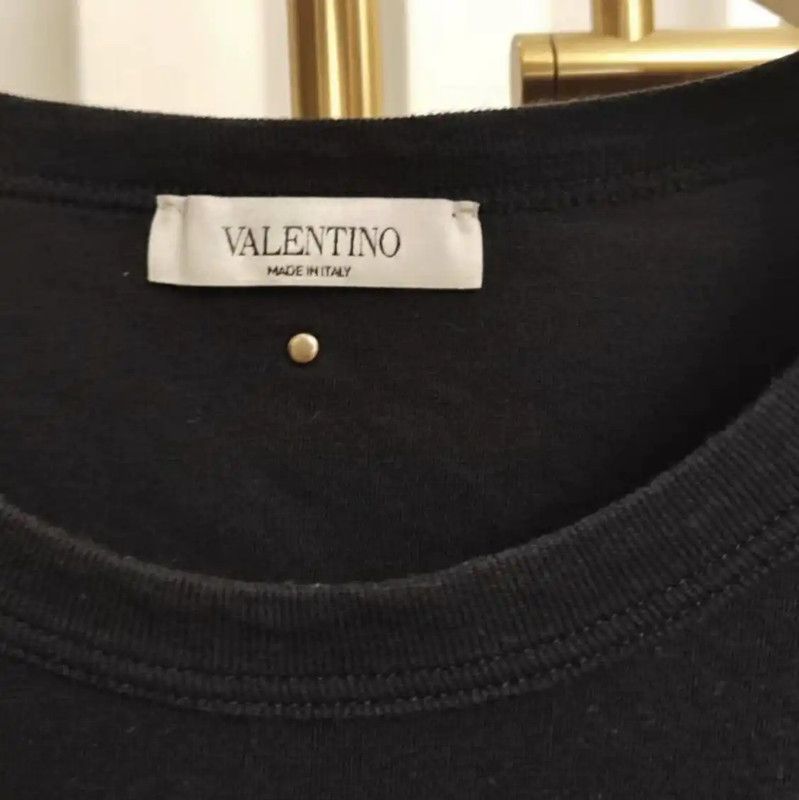 Valentino Valentino Navy Printed Short Sleeve T-Shirt 0089 Size US S / EU 44-46 / 1 - 5 Thumbnail