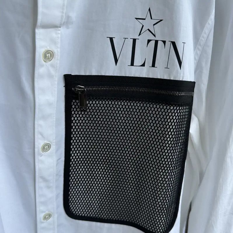 Valentino Valentino Men's White Long Sleeve Shirt 0089 Size US L / EU 52-54 / 3 - 3 Thumbnail