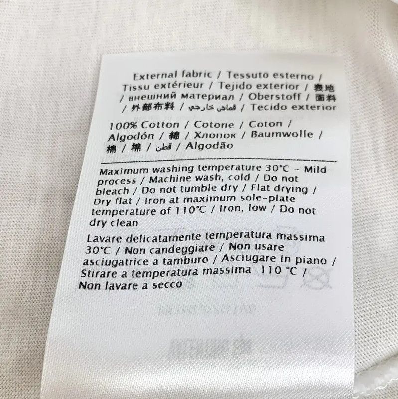 Valentino Valentino Men's White Cotton T-Shirt with Logo 0089 Size US XS / EU 42 / 0 - 8 Thumbnail