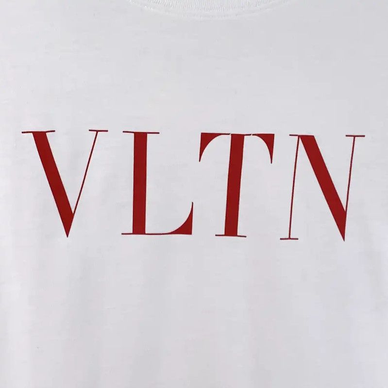 Valentino Valentino Men's White Cotton T-Shirt with Logo 0089 Size US XS / EU 42 / 0 - 4 Thumbnail