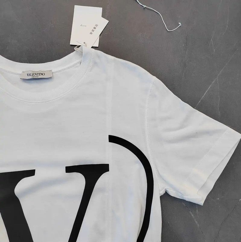 Valentino Valentino White Cotton Short Sleeve T-Shirt 0089 Size US S / EU 44-46 / 1 - 6 Thumbnail