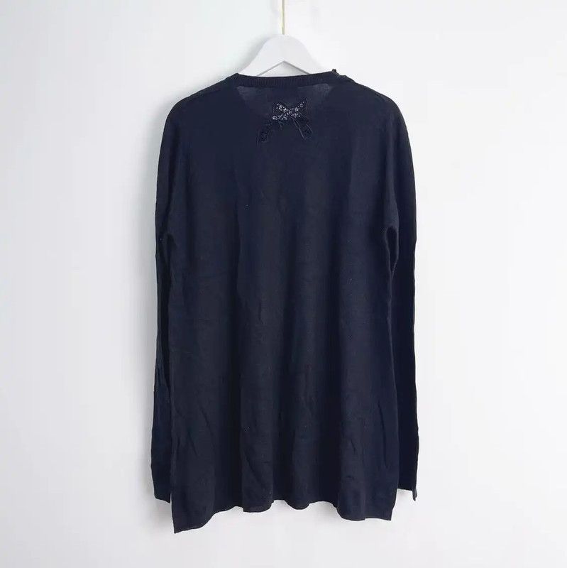 Valentino Valentino Men's Black Pullover Sweater 0089 Size US L / EU 52-54 / 3 - 2 Thumbnail