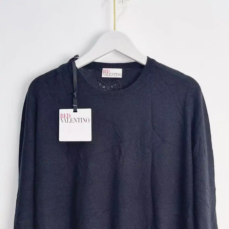 Valentino Valentino Men's Black Pullover Sweater 0089 Size US L / EU 52-54 / 3 - 3 Thumbnail