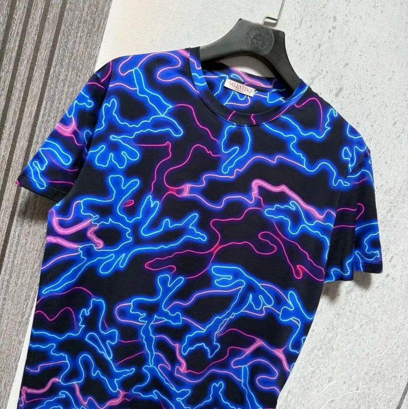 Valentino Valentino Colorful Cotton Men's T-Shirt XL 0089 Size US XL / EU 56 / 4 - 7 Thumbnail