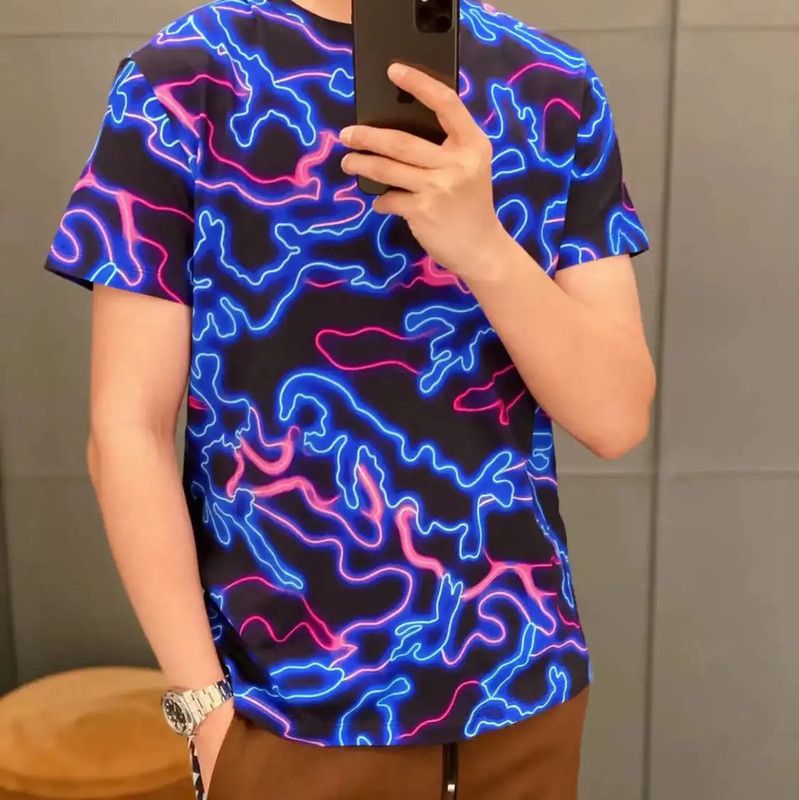 Valentino Valentino Colorful Cotton Men's T-Shirt XL 0089 Size US XL / EU 56 / 4 - 9 Thumbnail