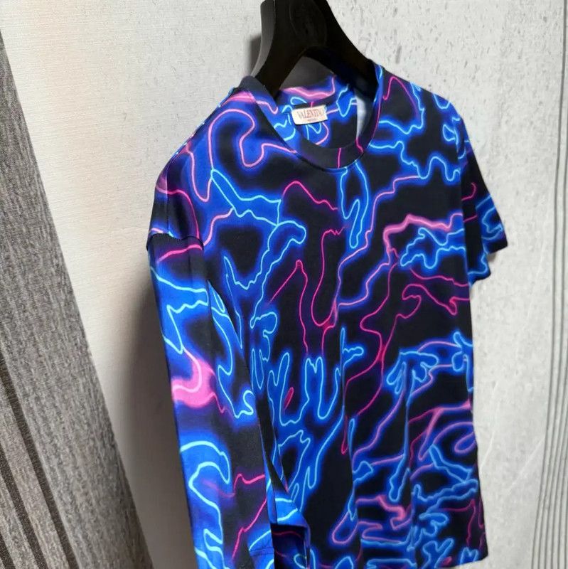 Valentino Valentino Colorful Cotton Men's T-Shirt XL 0089 Size US XL / EU 56 / 4 - 3 Thumbnail