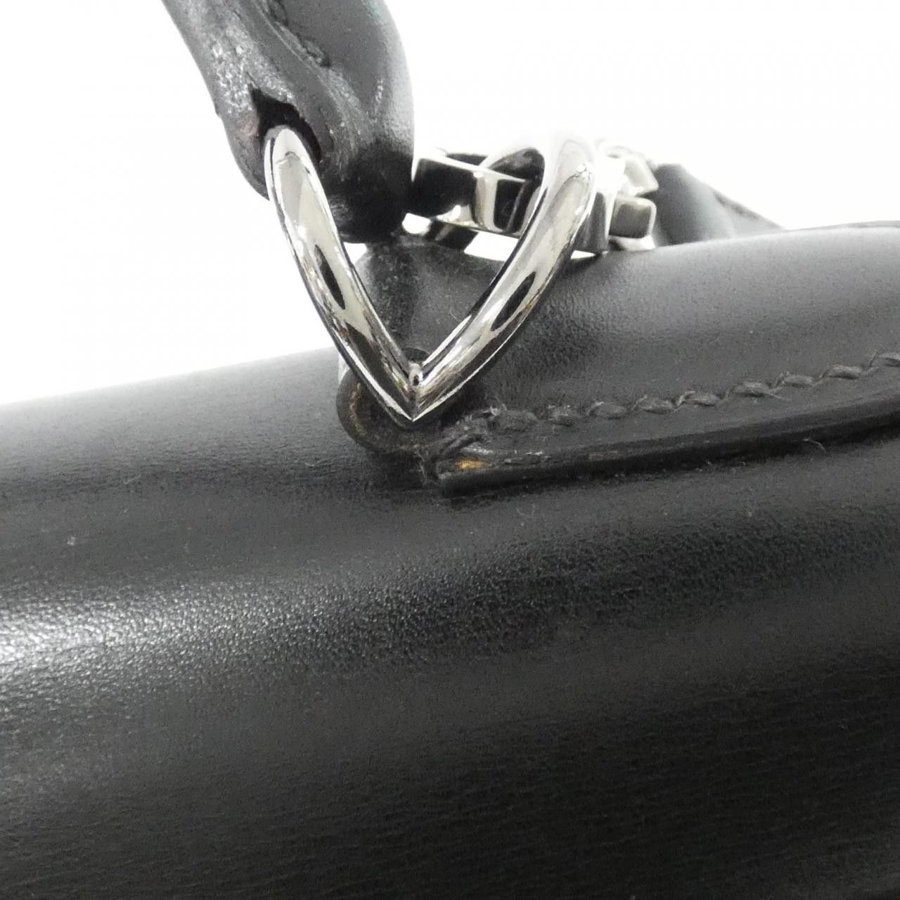 Hermes Hermes Hermes Kelly Box Calf Bag Leather Handbag Stamp G DUTY FREE for USA Size ONE SIZE - 6 Thumbnail