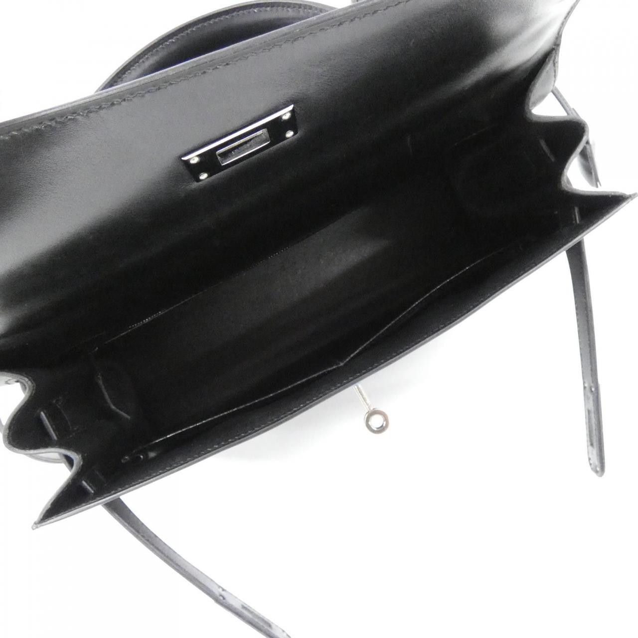 Hermes Hermes Hermes Kelly Box Calf Bag Leather Handbag Stamp G DUTY FREE for USA Size ONE SIZE - 8 Thumbnail