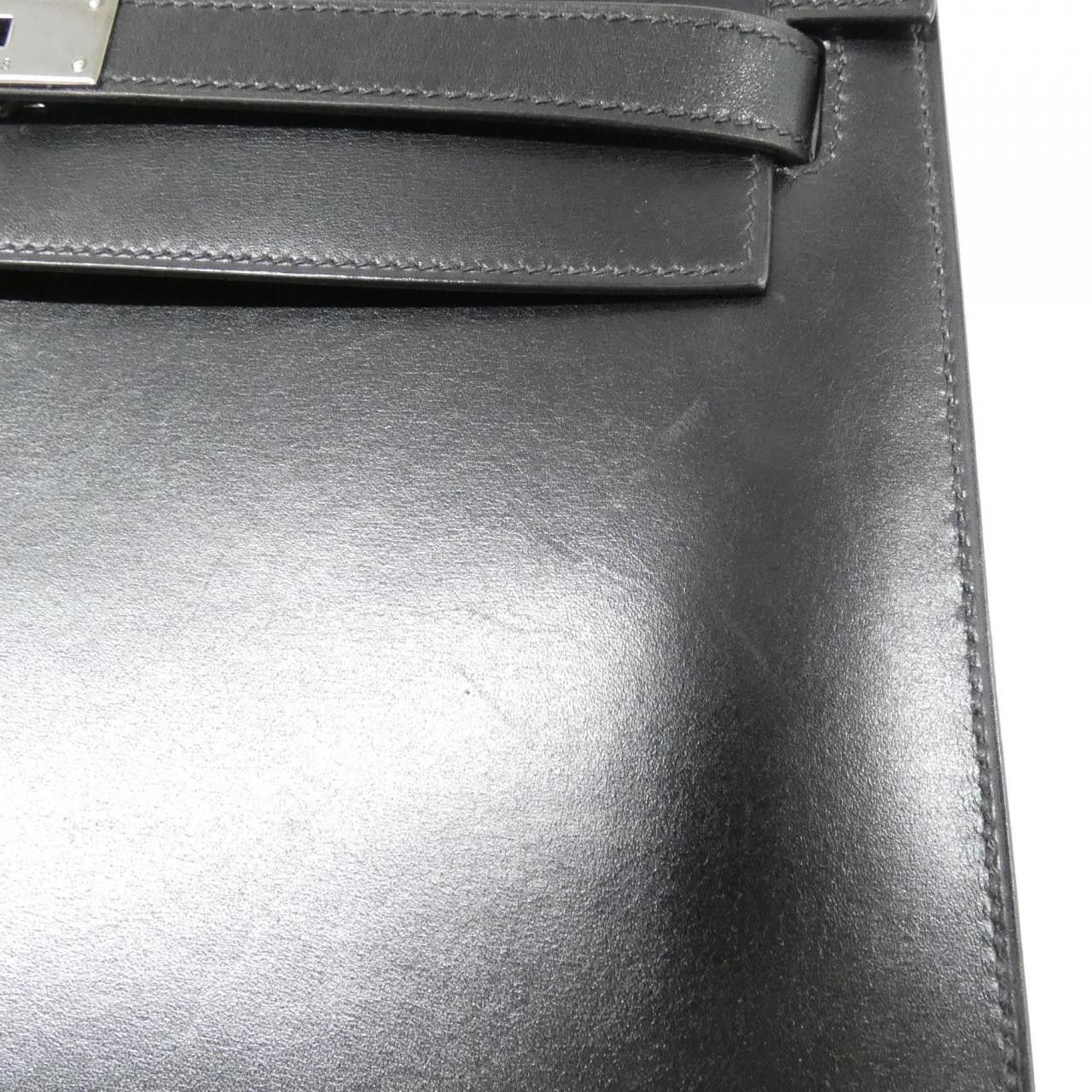 Hermes Hermes Hermes Kelly Box Calf Bag Leather Handbag Stamp G DUTY FREE for USA Size ONE SIZE - 4 Thumbnail