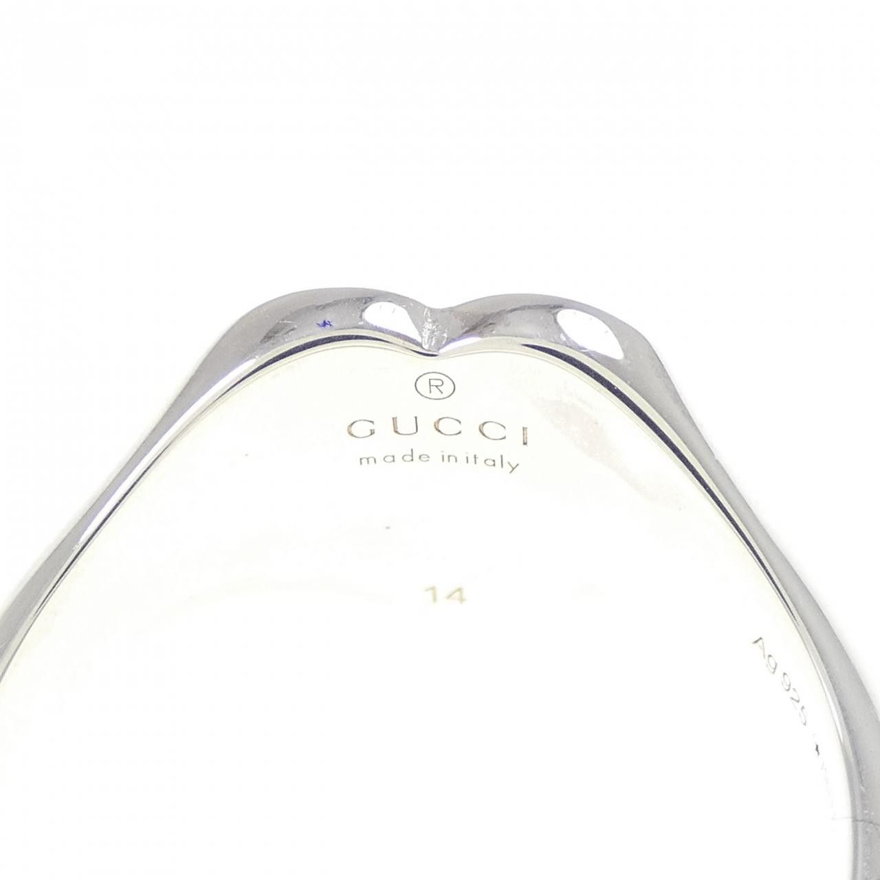 Gucci Gucci Gucci Interlocking G 925 Silver Ring Metal Ring 645544J84101184 DUTY FREE for USA Size ONE SIZE - 4 Thumbnail
