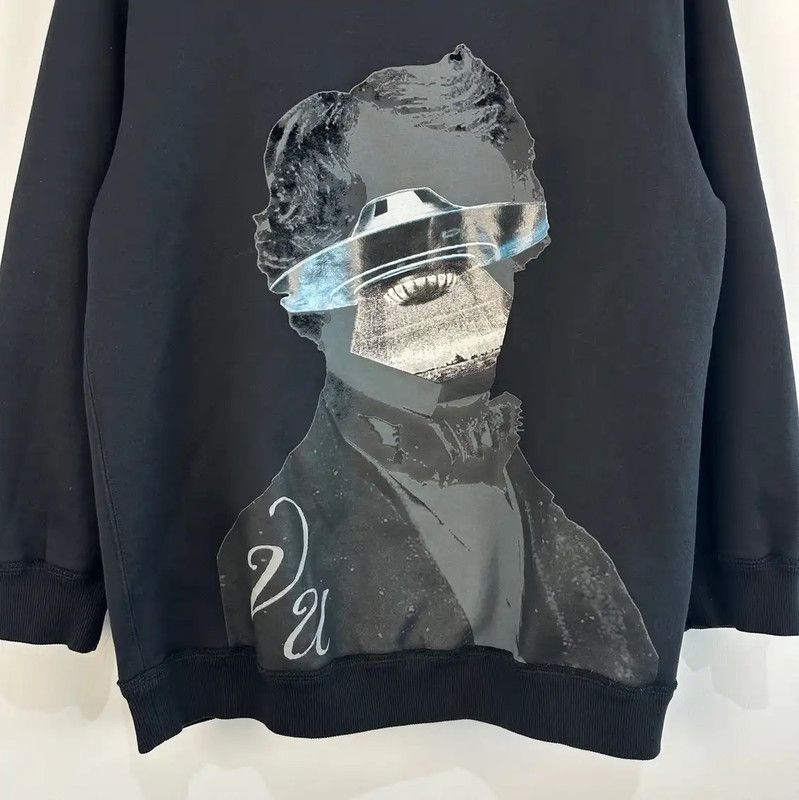 Valentino Valentino Men's Graphic Black Hoodie 0089 Size US XS / EU 42 / 0 - 4 Thumbnail