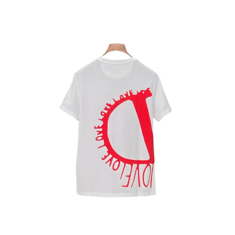 Valentino Valentino Summer White Cotton Printed T-Shirt 0089 Size US S / EU 44-46 / 1 - 2 Thumbnail