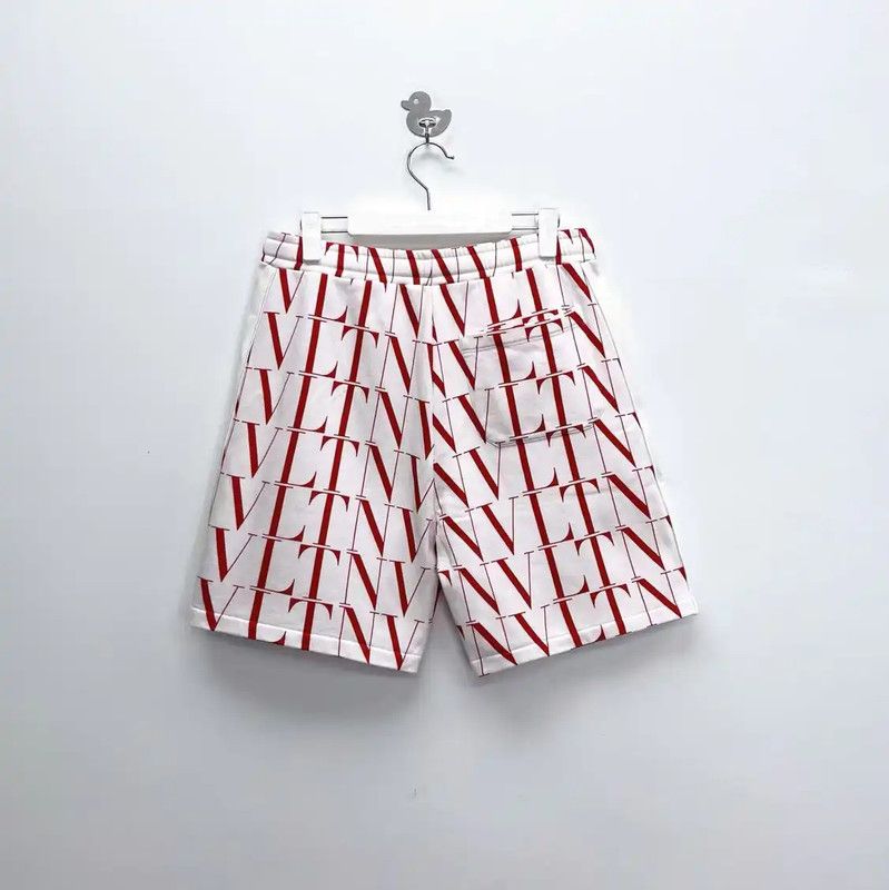 Valentino Valentino Men's Logo Cotton Shorts for Spring 0089 Size US 26 / EU 42 - 2 Thumbnail